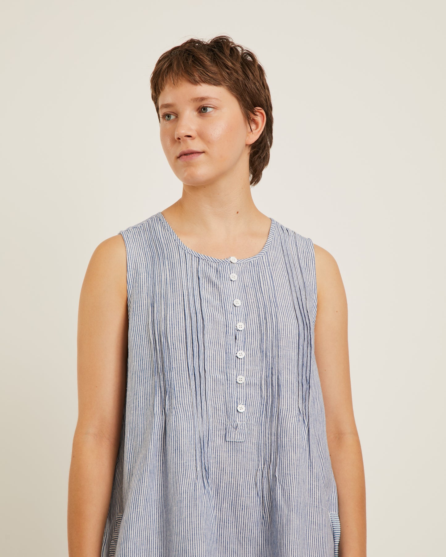 robe en lin lavé NYLA