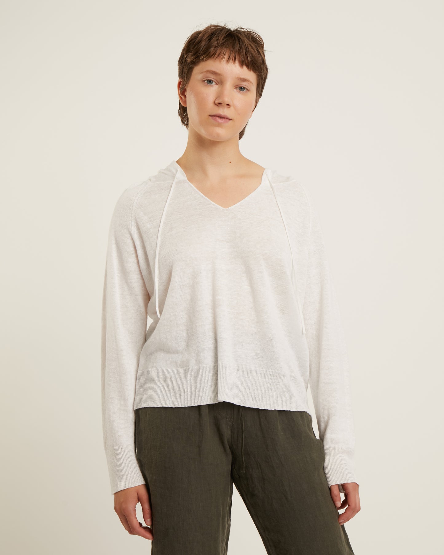 LOUISE linen hoodie