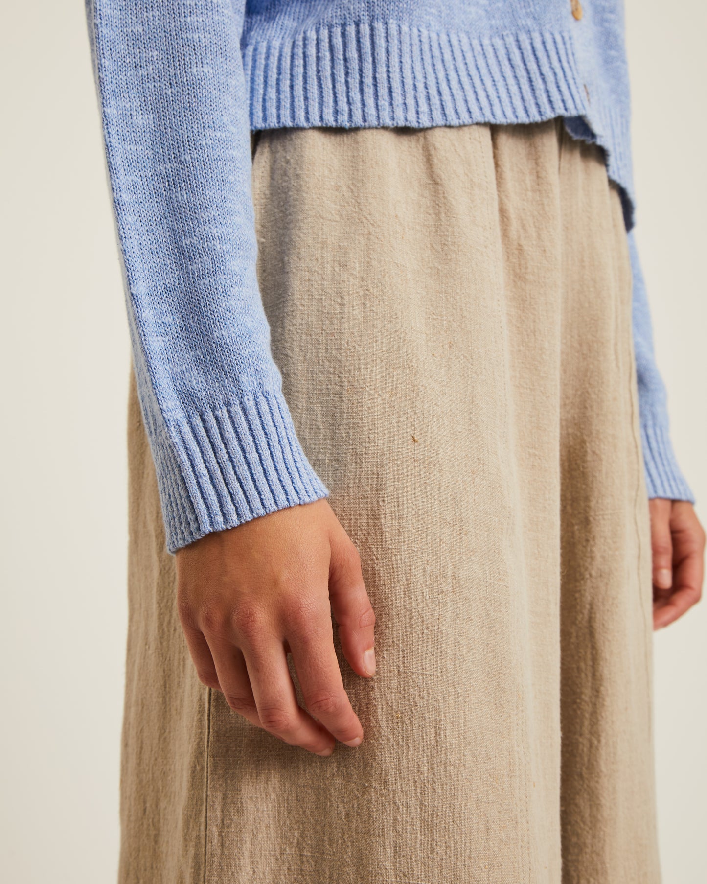 DOMI pants in washed linen