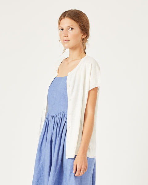 cardigan en lin et coton EFFIE
