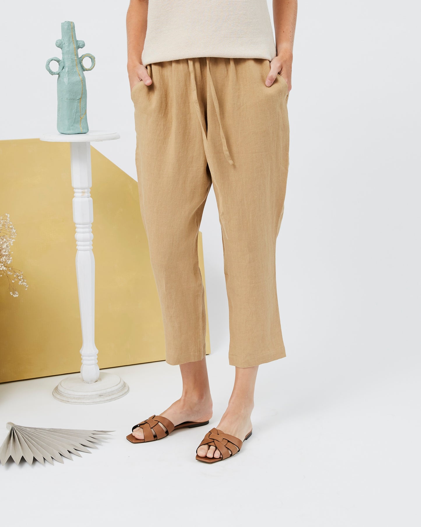 FEN linen pants 