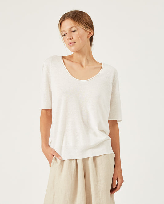 linen and cotton sweater PHOEBE
