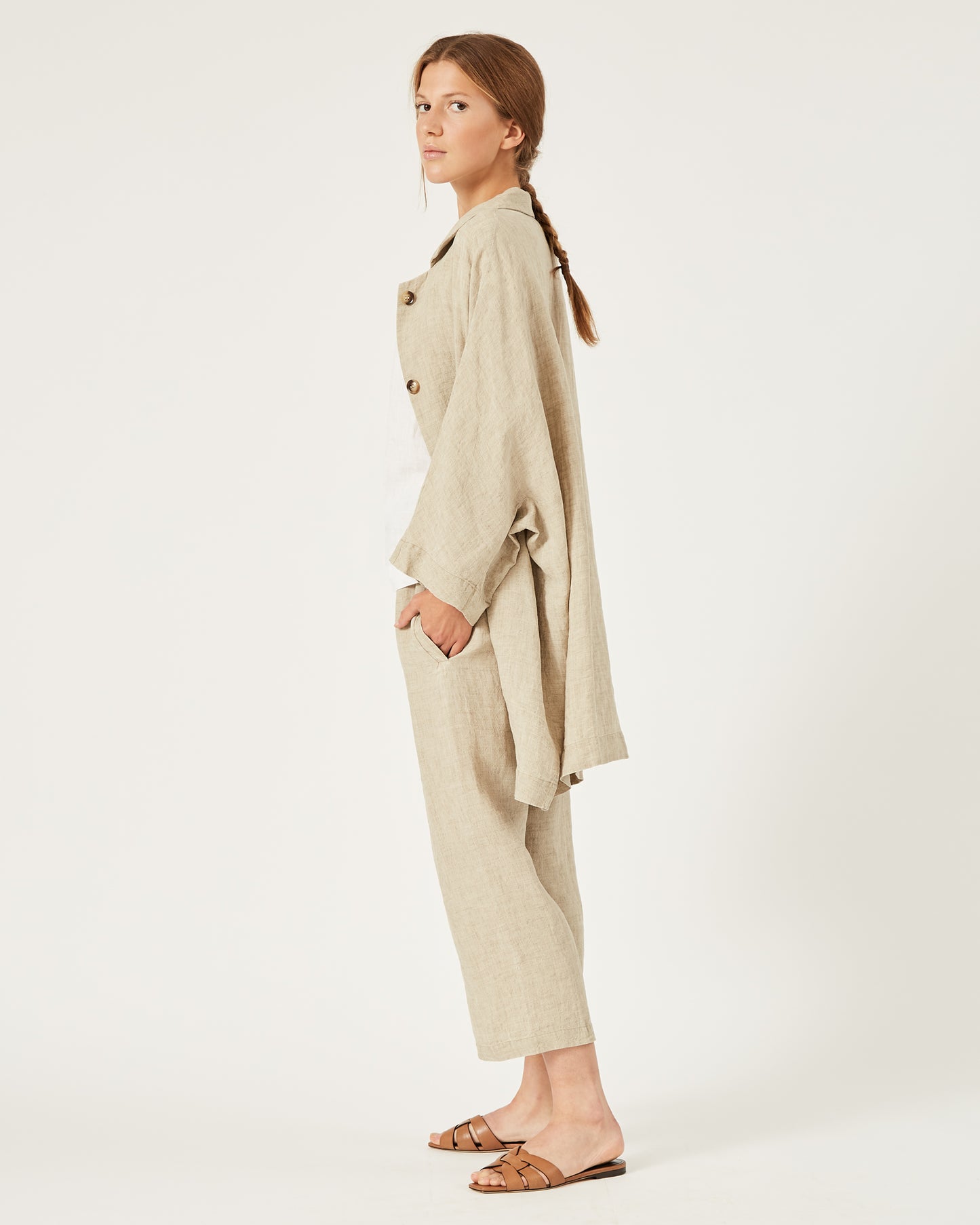 pantalon en lin TERRA