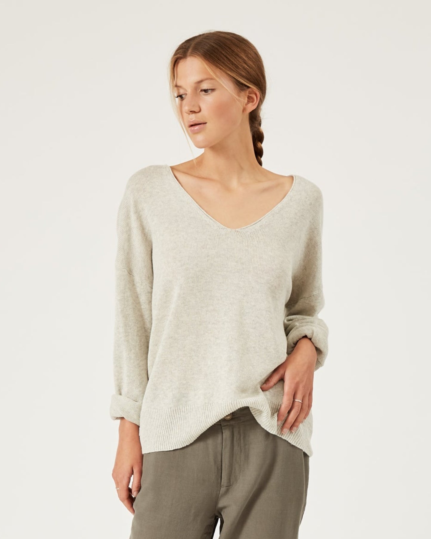 linen and cotton sweater RIAH
