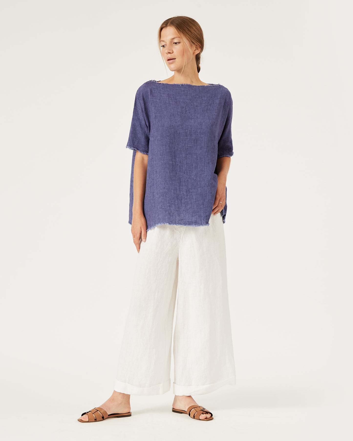 TALY linen top