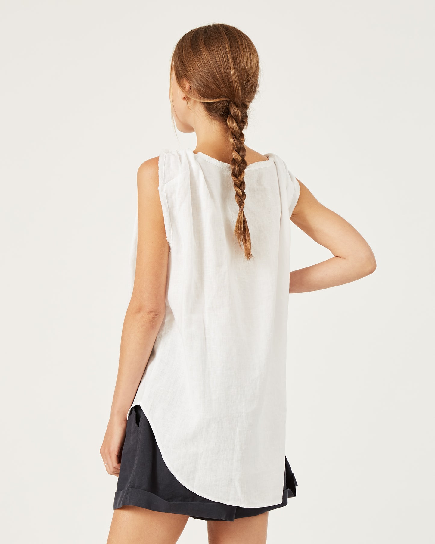 NEVE linen top